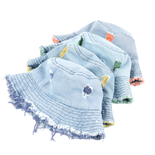 Load image into Gallery viewer, Distressed Jean Bucket Hats
